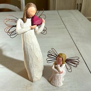 Willow Tree Heart Angels